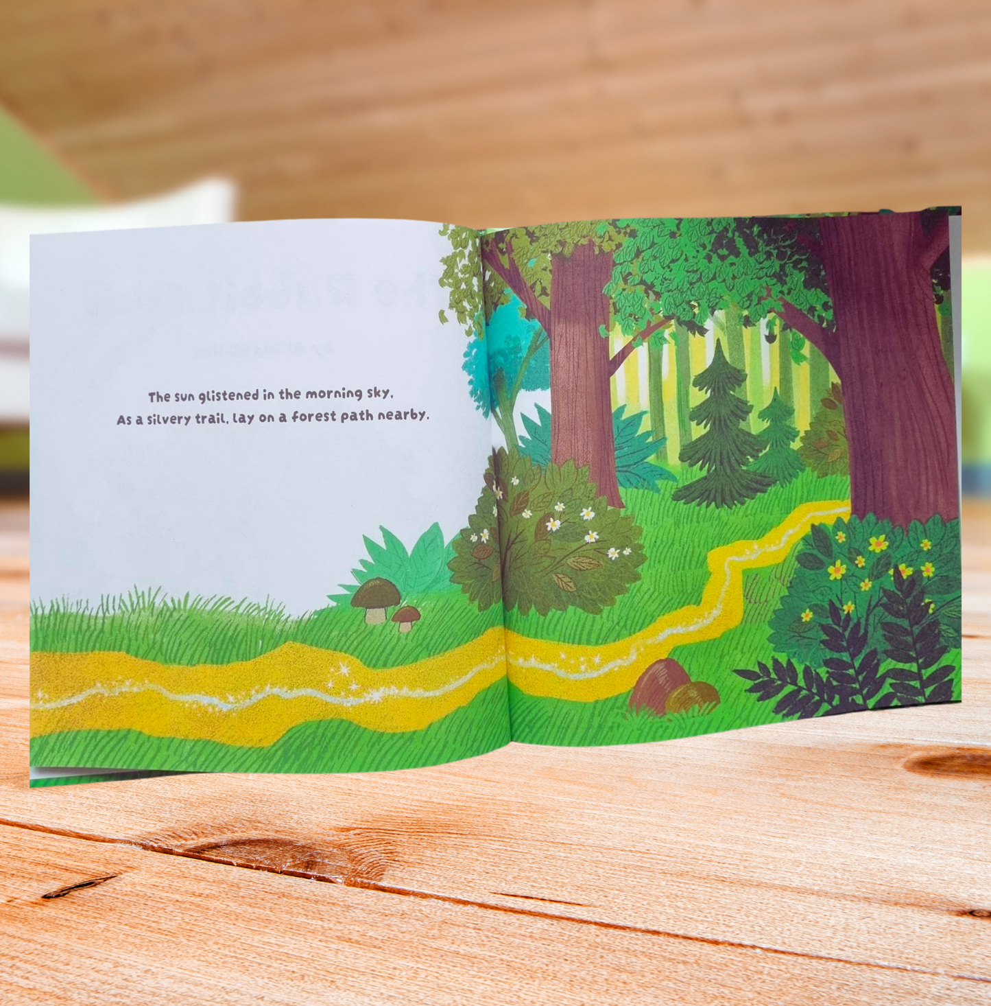 The Rabbit Trail - A children's picture book about an adventure of a curious rabbit
