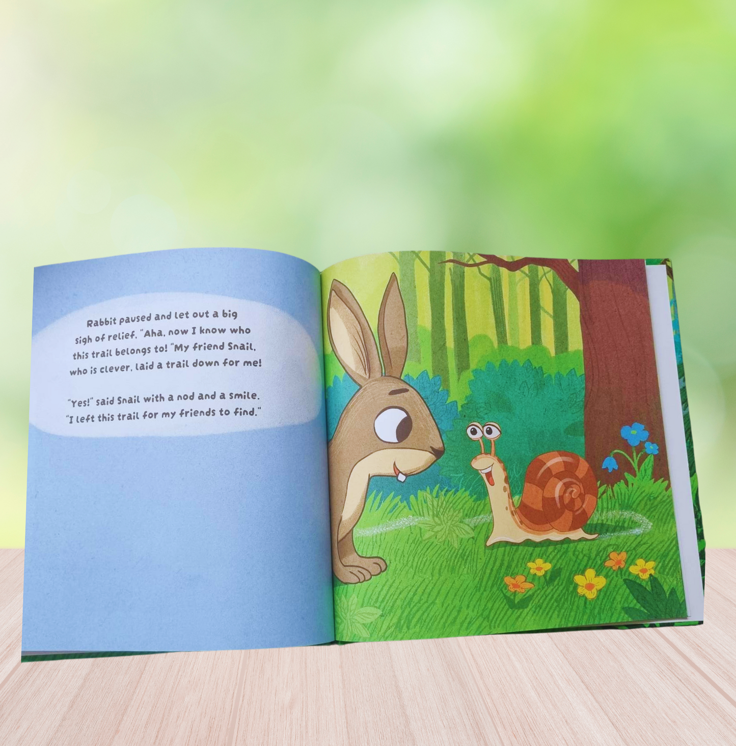The Rabbit Trail - A children's picture book about an adventure of a curious rabbit