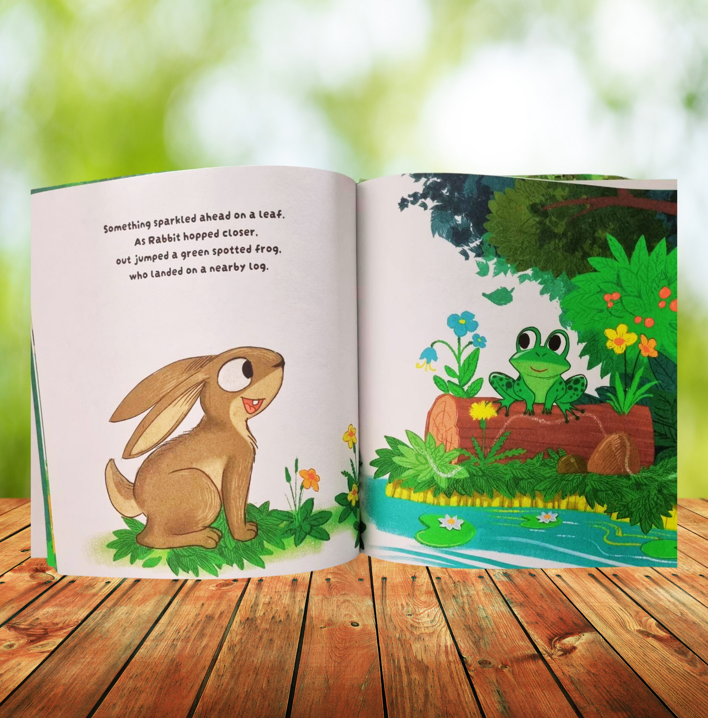 The Rabbit Trail - A children's picture book about an adventure of a curious rabbit